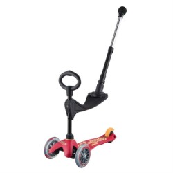 Micro Mini 3 İn 1 Deluxe Plus Red Scooter Mmd056 - 8