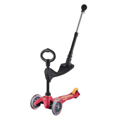 Micro Mini 3 İn 1 Deluxe Plus Red Scooter Mmd056 - 8