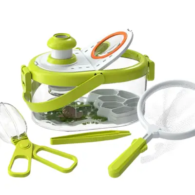 Mideer Çok Amaçlı Gözlem Kutusu -Büyüteçli Doğa Keşif Seti Md0151 - 2