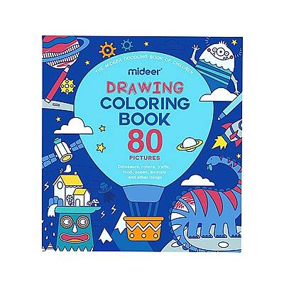 Mideer Drawıng Colorıng Book-Boy Çizim ve Boyama Kitabı Md4092 - 1