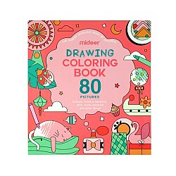 Mideer Drawıng Colorıng Book-Gırl Çizim ve Boyama Kitabı Md4093 - 1