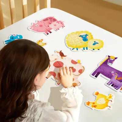 Mideer My First Puzzle Çiftlik Hayvanları Md1462 - 2