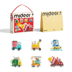 Mideer My First Puzzle İnşaat Araçları Md1459 - 3