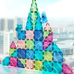 Mideer Renkli Magnetic Tiles Sihirli Orman 40 Parça Ct6399 - 3