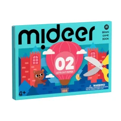 Mideer Zeka Oyunu Kitabı: Kağıt Kesme Etkinlikleri 2. Seviye Md3367 - 1