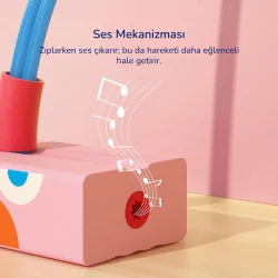 Mideer Zıp Zıp Arkadaşım Pembe Md6152 - 8