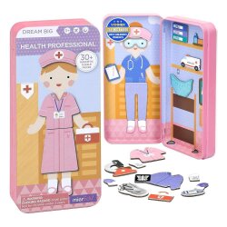 Mieredu Manyetik Puzzle Kutusu - Sağlık Çalışanı - Mıeredu