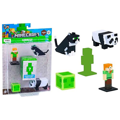 Minecraft 3D Toppeez 5'li Figür Seti Seri-2 - 2