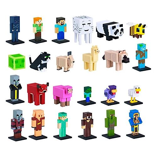 Minecraft 3D Toppeez Sürpriz Paket Seri-2 24'lü Display - 3