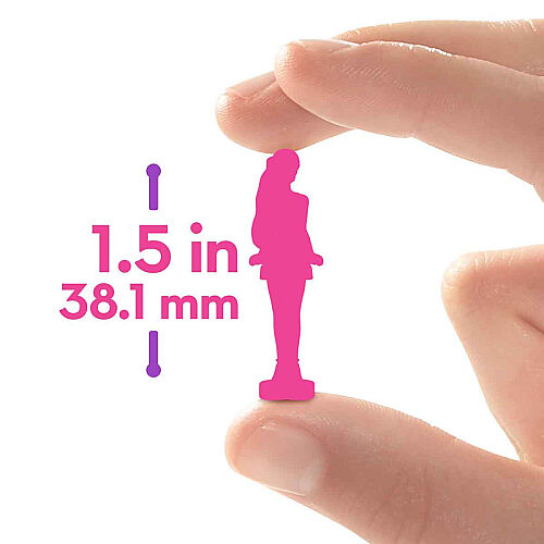 Mini Barbieland Color Reveal Sürpriz Paket Bebekler Mtl-Hyf28 - 6