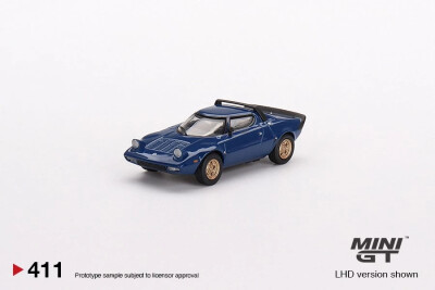 Mini Gt 1/64 Lancia Stratos Hf Stradale Blue Vıncennes Mgt00411-L - Mini GT