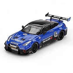 Mini Gt: 1/6 Lb-Silhouette Works Gt Nissan 35Gt-Rr Ver.2 Blue Mgt01124 - Mini GT
