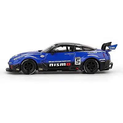 Mini Gt: 1/6 Lb-Silhouette Works Gt Nissan 35Gt-Rr Ver.2 Blue Mgt01124 - 3