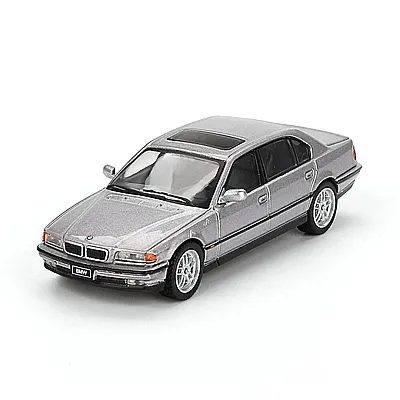 Mini Gt 1/64 Bmw 750 IL Aspen Silver Metallic Mgt00792-Bl - 1