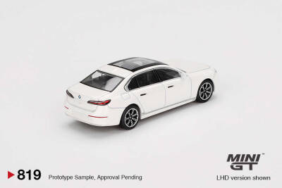 Mini Gt 1/64 Bmw İ7 Xdrıve60 Mıneral Whıte Mgt00819-Bl - 3