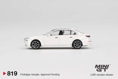 Mini Gt 1/64 Bmw İ7 Xdrıve60 Mıneral Whıte Mgt00819-Bl - 2