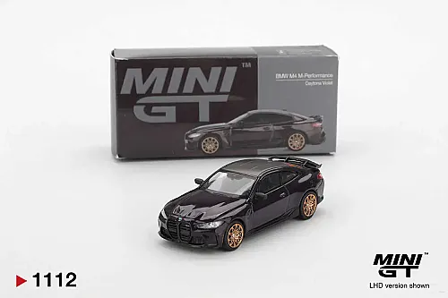 Mini Gt: 1/64 Bmw M4 M-Performance (G82) Daytona Violet - Blister Paket Mgt01112-Bl - 1