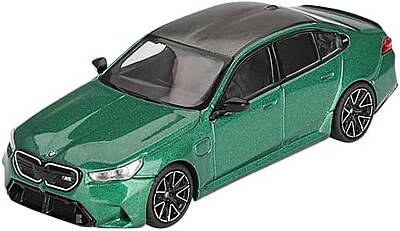 Mini Gt: 1/64 Bmw M5 (G90) Isle Of Man Green Metallic Mgt01086 - 1