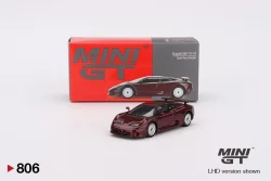 Mini Gt 1/64 Bugatti Eb 110 Gt Dark Red Metallic Mgt00806-Bl - 1