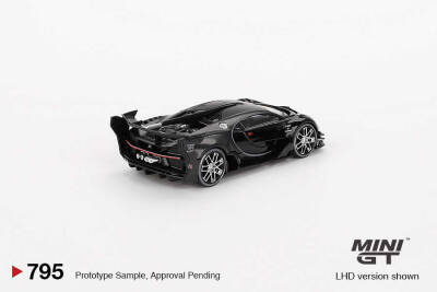 Mini Gt 1/64 Bugatti VisionGran Turismo Black Mgt00795-Bl - 3