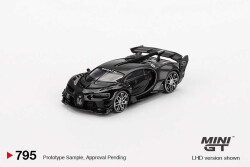 Mini Gt 1/64 Bugatti VisionGran Turismo Black Mgt00795-Bl - 1