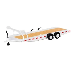 Mini Gt 1/64 Car Hauler Trailer Type C White Mgtac21 - 2