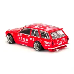 Mini Gt 1/64 Datsun Kaıdo 510 Wagon Fıre V1 Khmg020 - 3