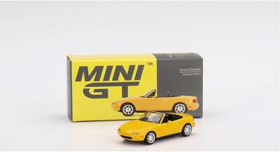 Mini Gt 1/64 Eunos Roadster Sunburst Yellow Mgt00393-R - 1