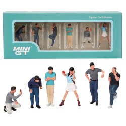 Mini Gt 1/64 Car Enthusiasts Diecast Figür Seti - Mini GT