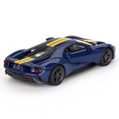 Mini Gt 1/64 Ford Gt Sunoco Blue Mgt00614 - 3