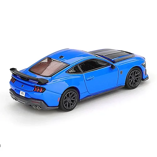 Mini Gt 1/64 Ford Mustang Dark Horse 2024 Grabber Blue+Mgt01141 - 3