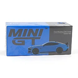 Mini Gt 1/64 Ford Mustang Dark Horse 2024 Grabber Blue+Mgt01141 - 4