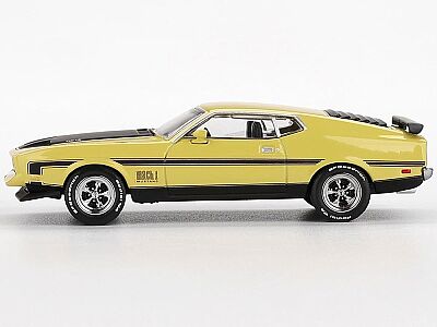 Mini Gt 1/64 Ford Mustang Mach1 Grabber Yellow Mgt01139-Bl - 3