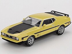 Mini Gt 1/64 Ford Mustang Mach1 Grabber Yellow Mgt01139-Bl - 4