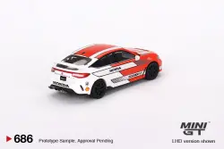 Mini Gt 1/64 Honda Cıvıc Type R #1 2023 Pace Car Red Mgt00686 - 3