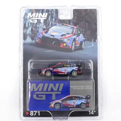 Mini Gt 1/64 Hyundai İ20 N Rally1 Hybrid 2024 Rallye Monte-Carlo Winner - 2