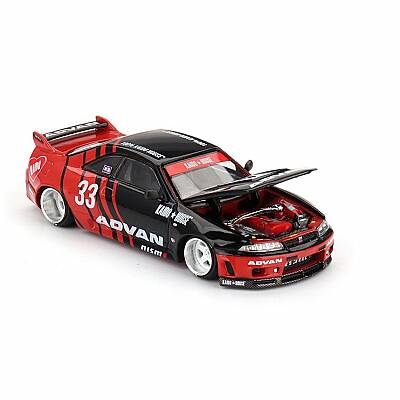 Mini GT 1/64 Kaido House Nissan Skyline GT-R (R33) Kaido Works ADVAN - 3