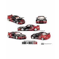 Mini GT 1/64 Kaido House Nissan Skyline GT-R (R33) Kaido Works ADVAN - 5