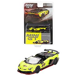 Mini Gt 1/64 Lamborghini Aventador Svj 63 Roadster Verde Shock Mgt00887-Bl - Mini GT