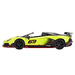 Mini Gt 1/64 Lamborghini Aventador Svj 63 Roadster Verde Shock Mgt00887-Bl - 4