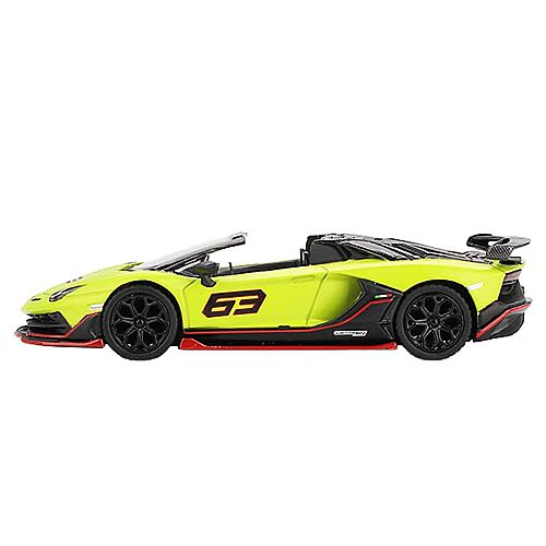 Mini Gt 1/64 Lamborghini Aventador Svj 63 Roadster Verde Shock Mgt00887-Bl - 4