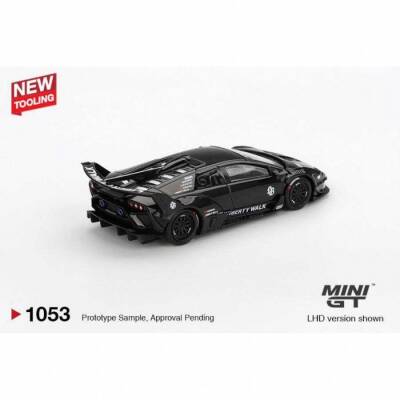 Mini GT 1/64 Lamborghini LB-Silhouette WORKS MURCIELAGO GT Evo Black - 3
