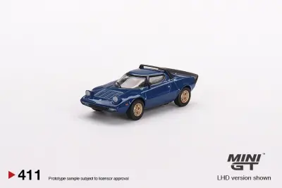 Mini Gt 1/64 Lancıa Stratos Hf Stradale Blue Vıncennes Mgt00411-L - 1