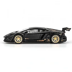 Mini GT 1/64 LB WORKS Lamborghini Aventador Limited Edition Matte Black - 2