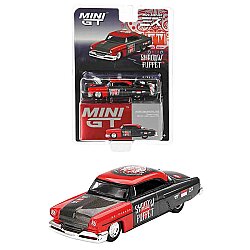 Mini Gt 1/64 Lincoin Capri Hot Rod 1954 874Bl - 1