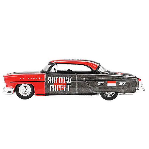 Mini Gt 1/64 Lincoin Capri Hot Rod 1954 874Bl - 4