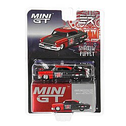 Mini Gt 1/64 Lincoin Capri Hot Rod 1954 874Bl - 5