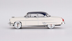 Mini Gt 1/64 Lincoln Capri 1954 Arctic White/Atlantic Blue Mgt00631 - 3