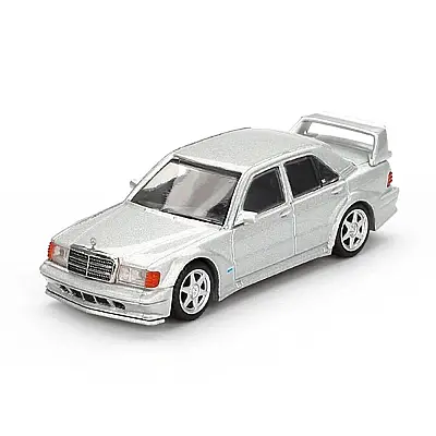 Mini Gt 1/64 Mercedes-Benz 190E 2.5-16 Evolution Iı Astral Silver - 1