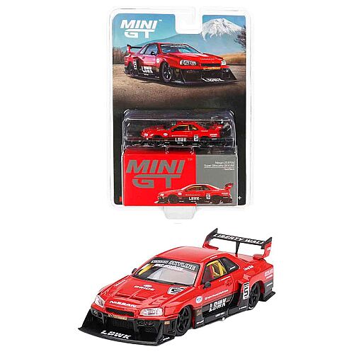Mini Gt 1/64 Nissan Lb Er34 - 843Bl - 1